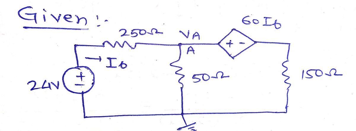 Electrical Engineering homework question answer, step 1, image 1